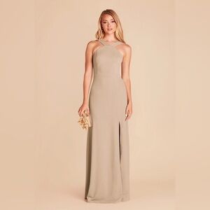 Buddy Grey bridesmaid dress